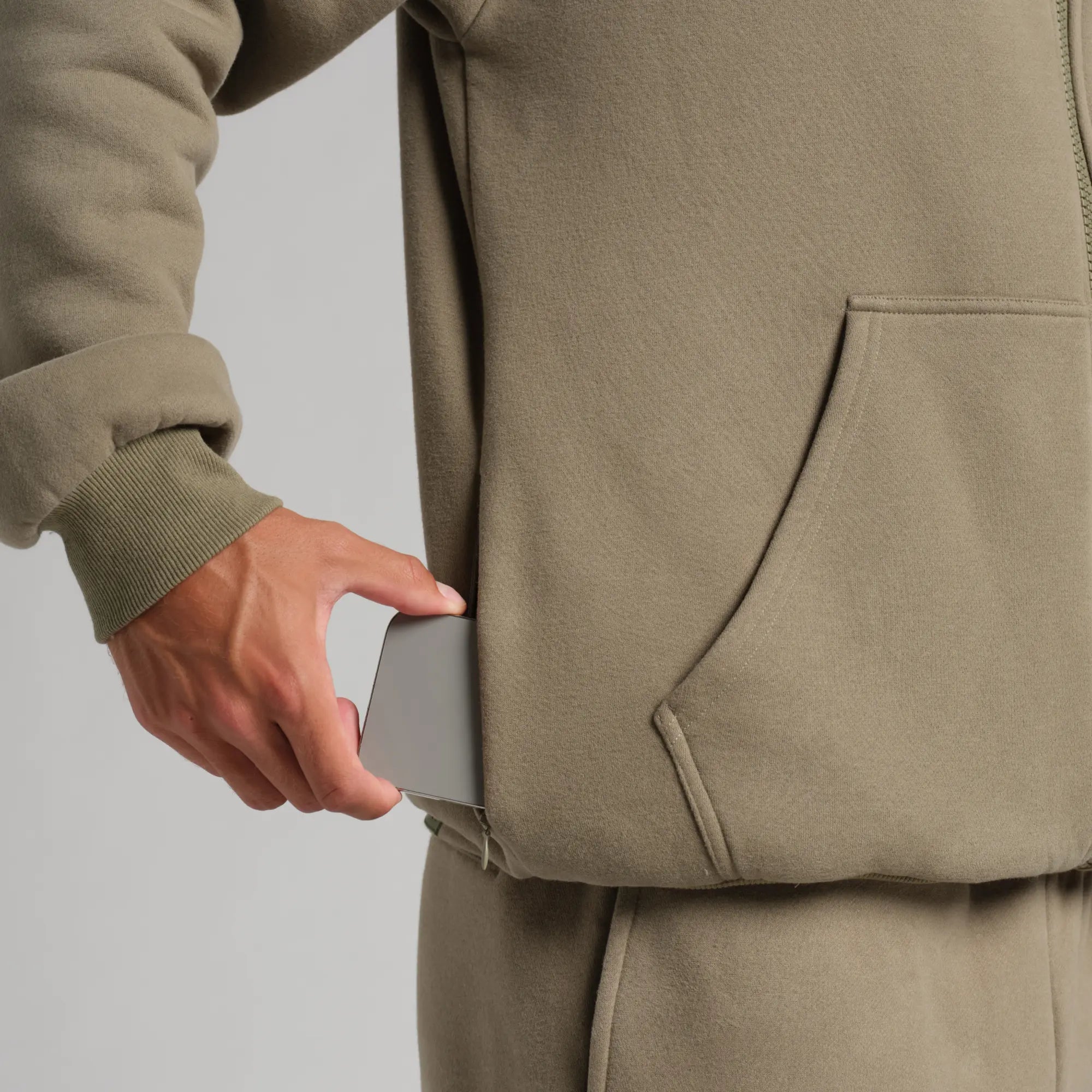 Comfrt | Travel Essentials Zip up Hoodie | Sweatshirt with Zip Pockets for Travel